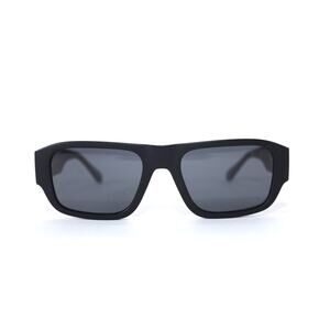 Quay Australia NIGHT CAP Rectangle Polarized Sunglasses – Matte Black/Smoke–NWT